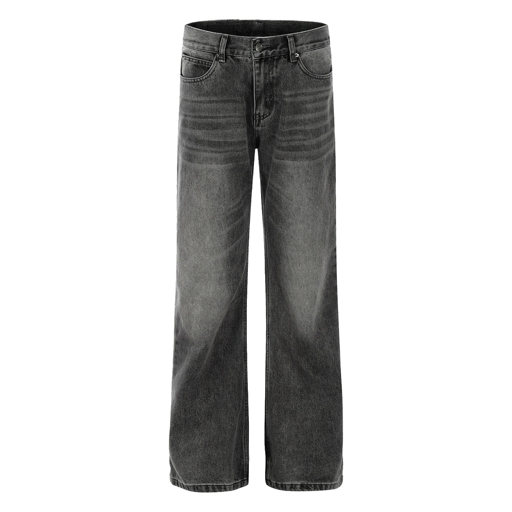F3F Select Basic Black Gray Washed Jeans | Face 3 Face
