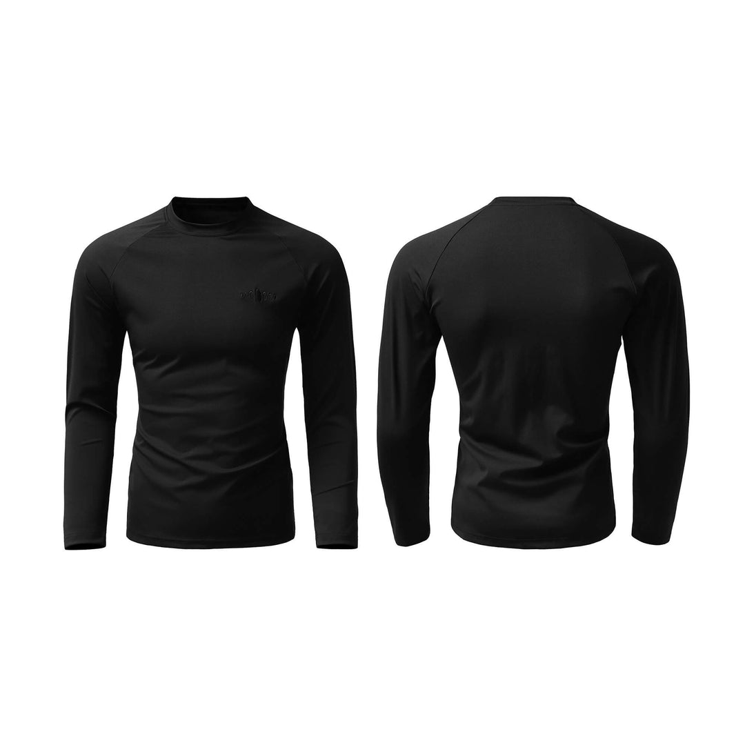 KARMANISTIC Quick Dry Stretch Fit Logo Embroidered Workout Long Sleeve Tee | Face 3 Face
