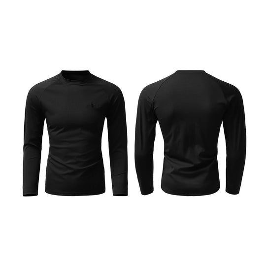 KARMANISTIC Quick Dry Stretch Fit Logo Embroidered Workout Long Sleeve Tee | Face 3 Face