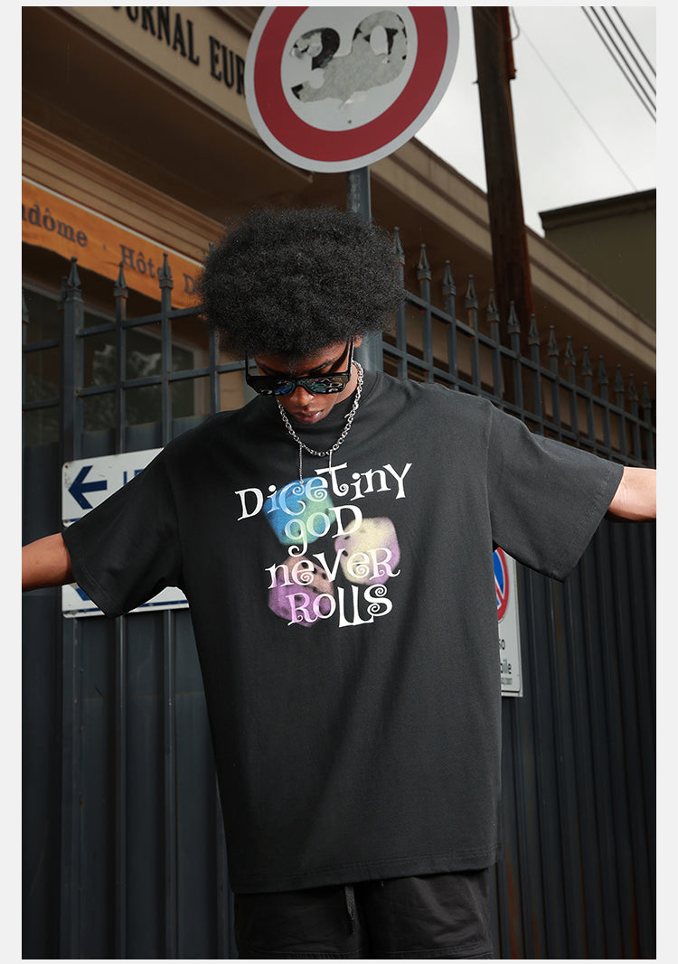 DICETINY Gradient Phantom Dice Print Tee | Face 3 Face