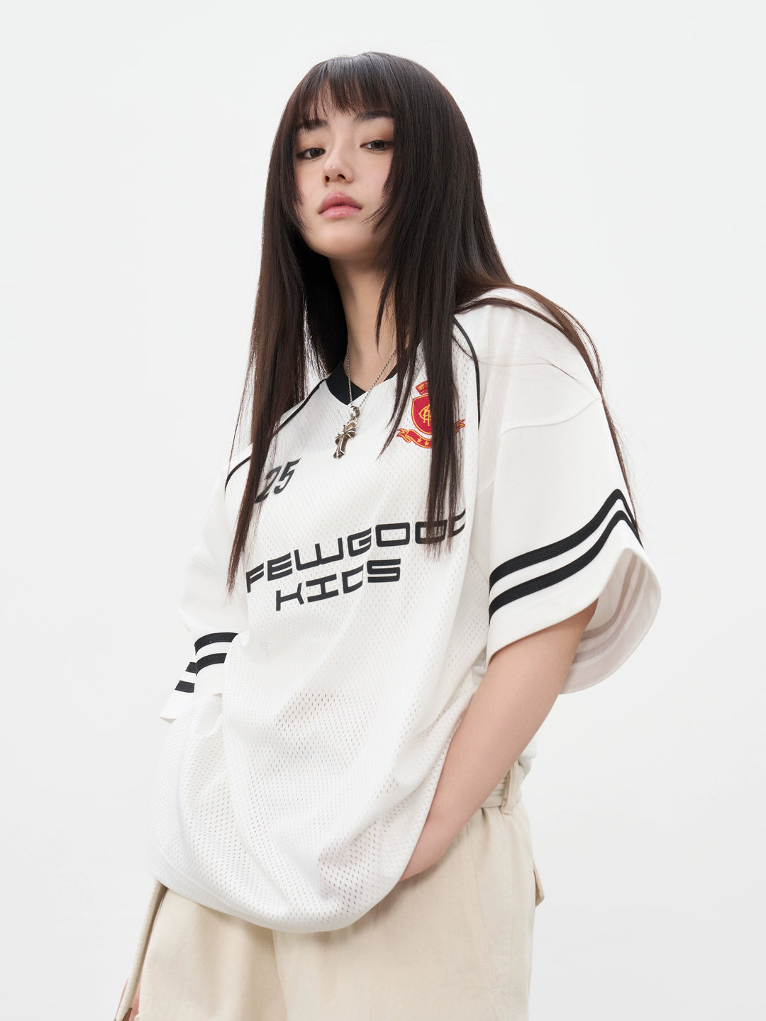 AFGK Badge Mesh Jersey Tee | Face 3 Face