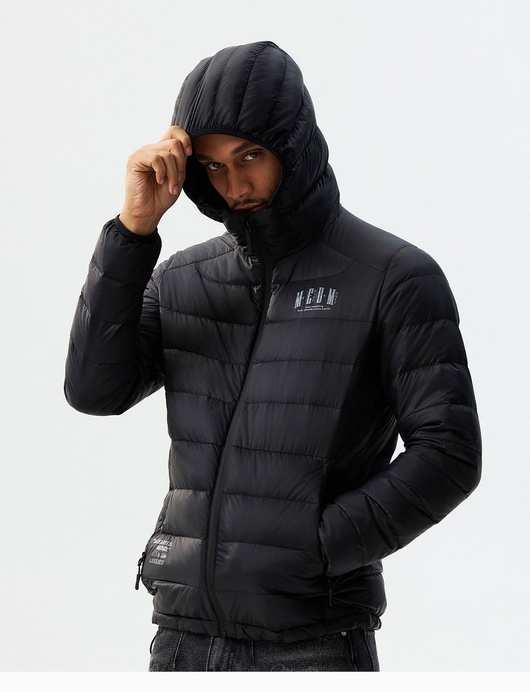 MEDM Waterproof Lightweight Hooded Down Jacket | Face 3 Face