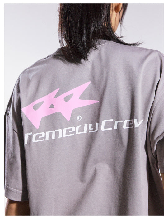 Remedy Flocking Logo Print Tee | Face 3 Face