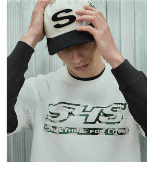 S45 Camouflage Logo Print Short Sleeve Tee | Face 3 Face