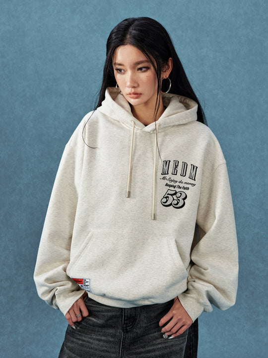 MEDM Rhinestone Star Logo Embroidered Hoodie | Face 3 Face