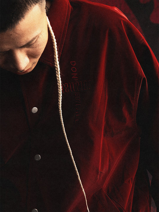 1807 DF Embroidered Quilted Coach Jacket  | Face 3 Face