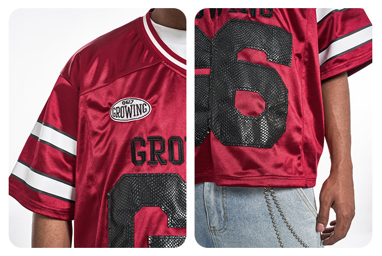 F3F Select Snake Leather Letter Patch Jersey | Face 3 Face