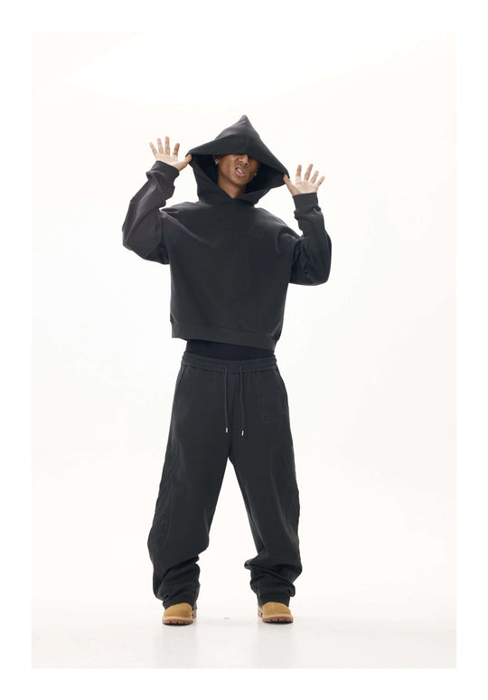 KARMANISTIC x LOCO Logo Embroidered Hoodie | Face 3 Face