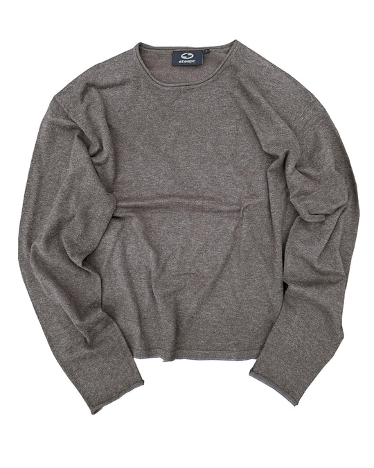 STEEPC Boxy Knit Long Sleeve Tee | Face 3 Face
