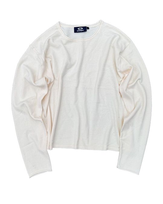 STEEPC Boxy Knit Long Sleeve Tee | Face 3 Face