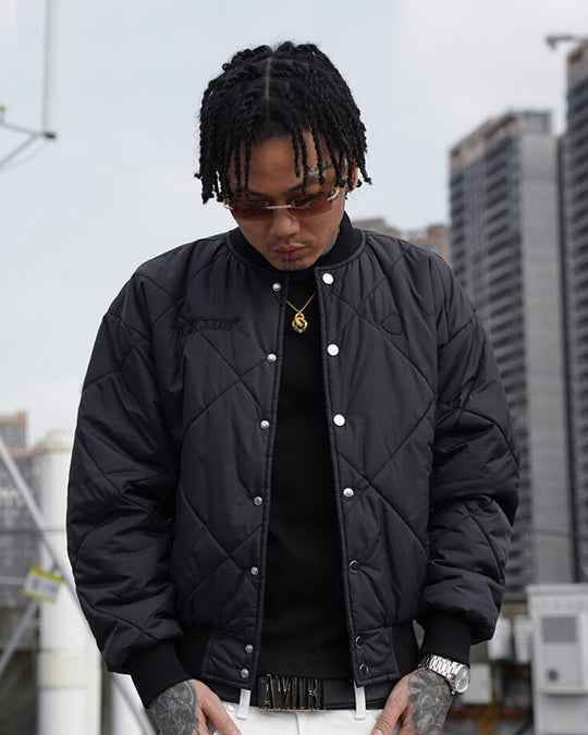 TGFCLUB Embroidered Quilted Jacket | Face 3 Face