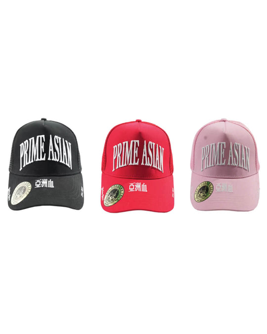 TGFCLUB PRIME ASIAN Embroidered Adjustable Trucker Hat | Face 3 Face