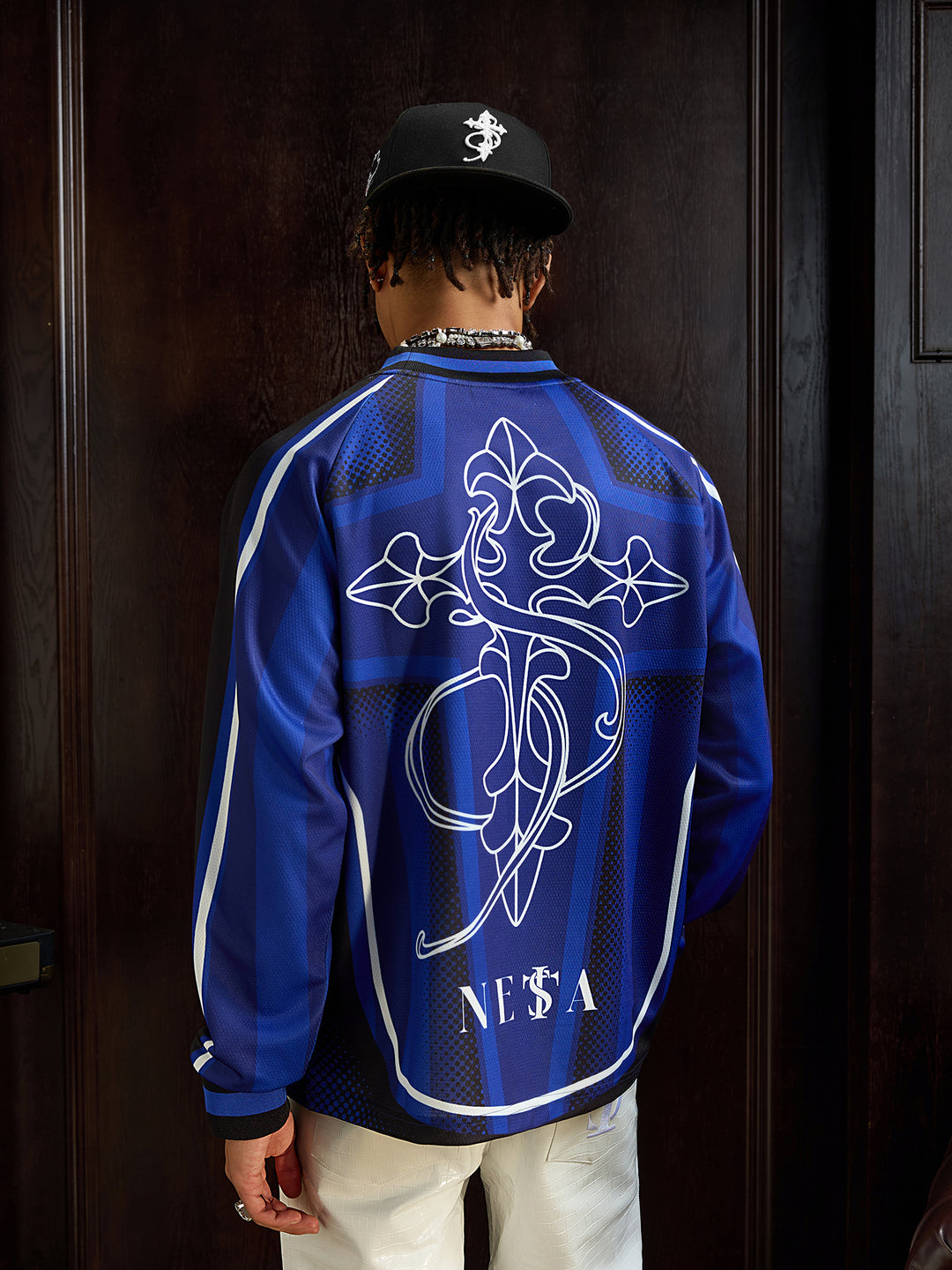 Small Town Kid Cross Print Long Sleeve Soccer Jersey | Face 3 Face