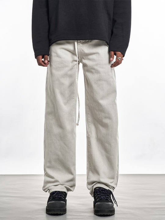 F3F Select Basic Drawstring Belt Pants | Face 3 Face