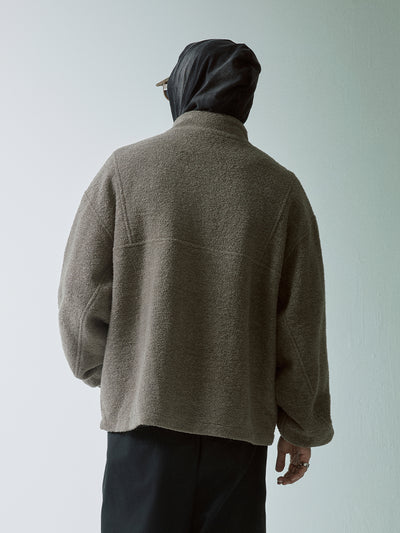 F2CE Sherpa Fleece Half Zip Pullover Jacket | Face 3 Face