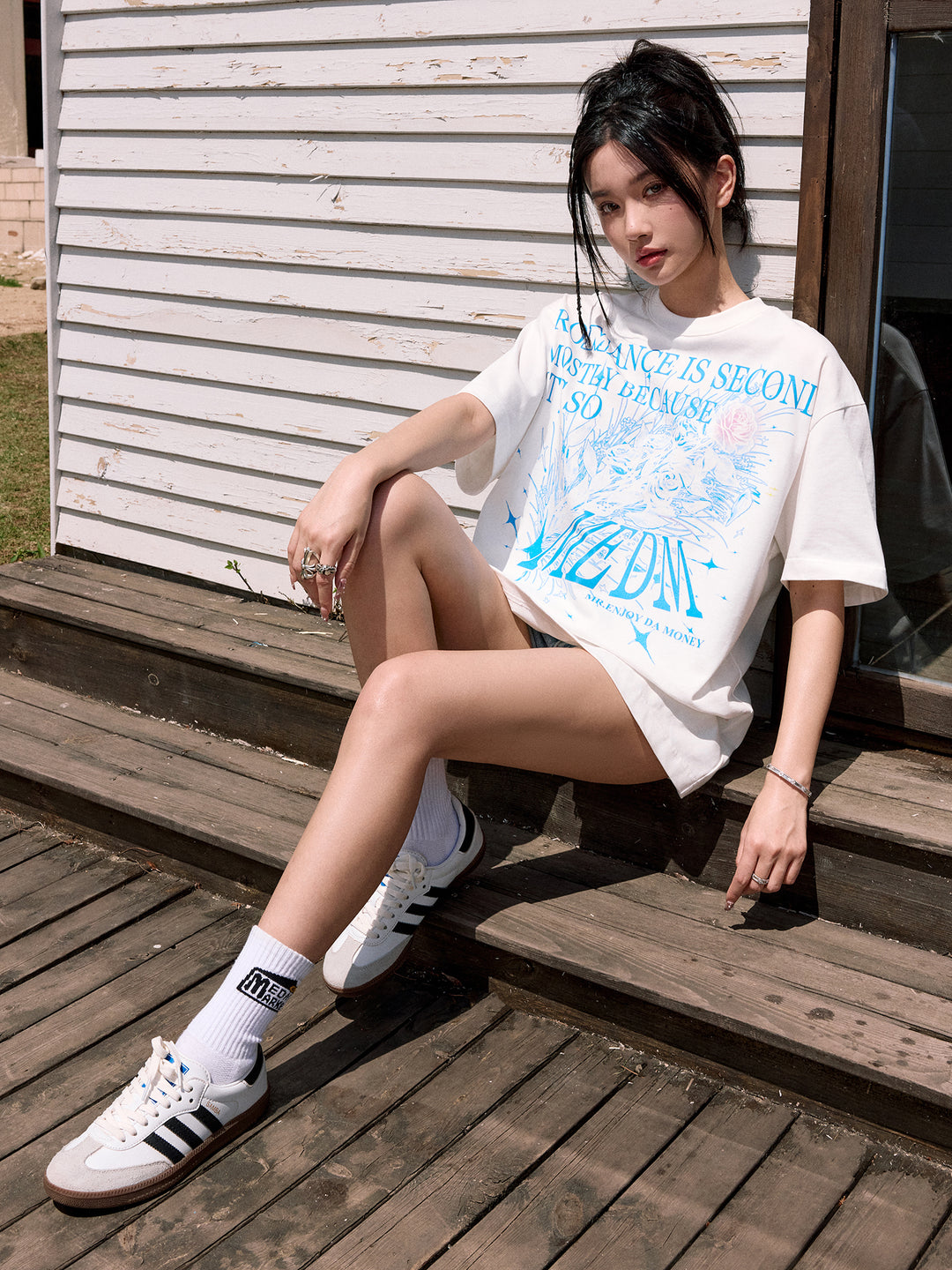 MEDM Crystal Rose Tee