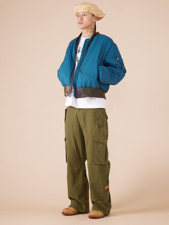 EVILKNIGHT(EK) Knight Heavy Embroidery Craft Pockets Work Cargo Pants