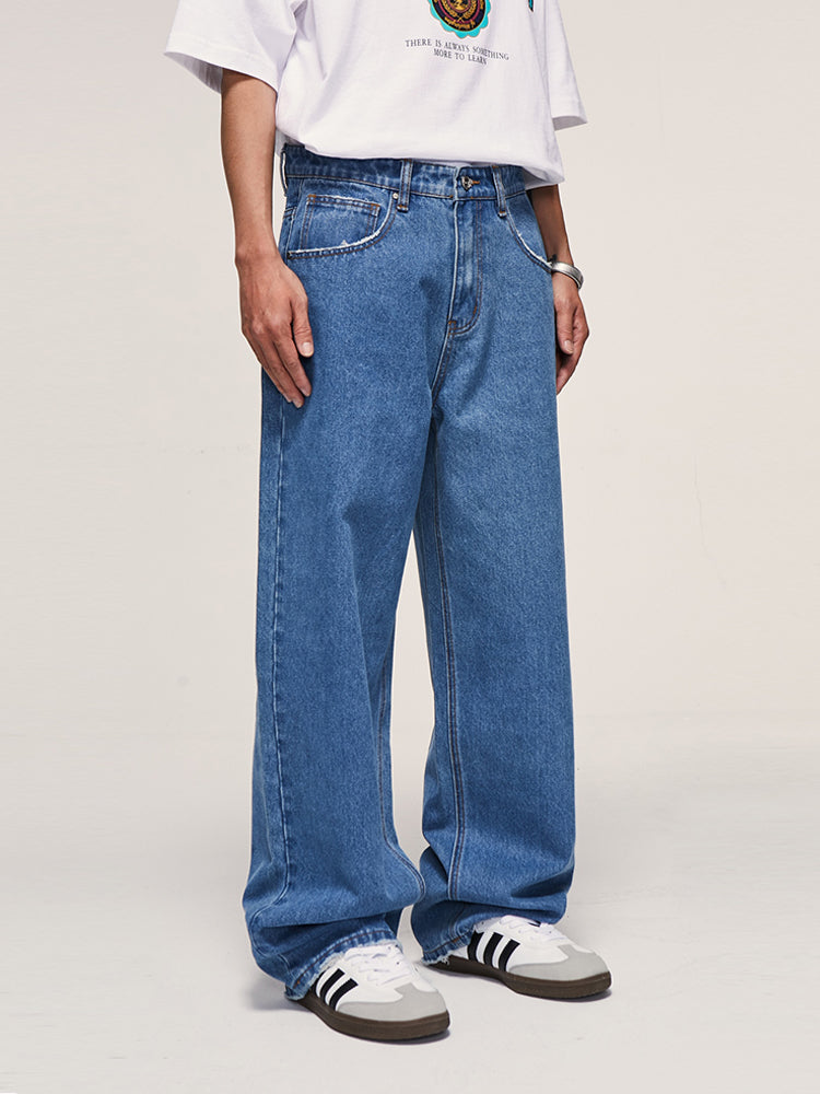 F3F Select Vintage Washed Do Old Casual Jeans