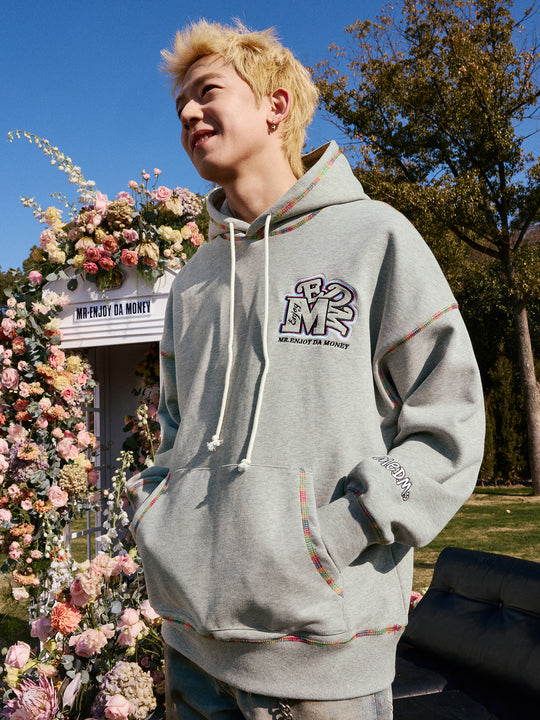 MEDM Rainbow Stitch Embroidery Hoodie