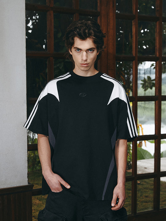 ANTIDOTE Four Bar Stripes Sports Tee