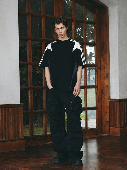 ANTIDOTE Four Bar Stripes Sports Tee