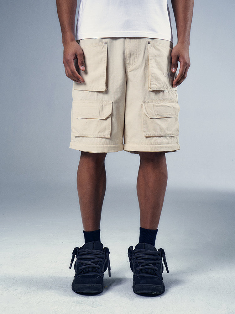 YADcrew x BIPOLAR Multi Pocket Two Wear Detachable Cargo Pants