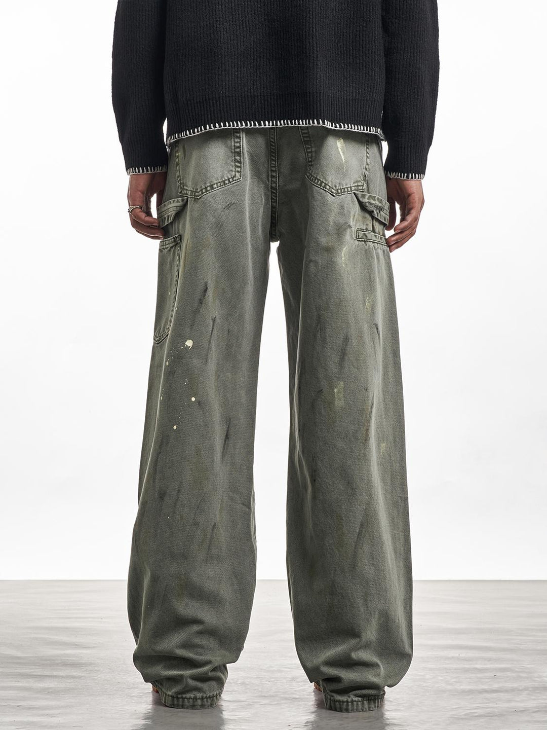 F3F Select Ink Splash Work Jeans | Face 3 Face
