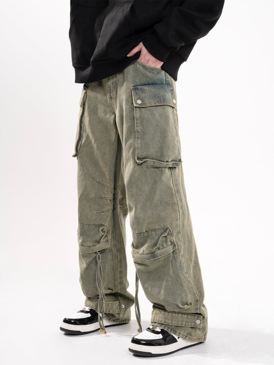 F3F Select Straps Multi Pocket Work Cargo Jeans