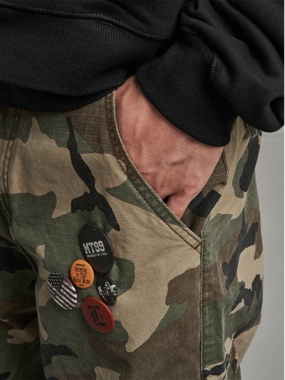 F3F Select Basic Camouflage Multi Pocket Cargo Pants | Face 3 Face