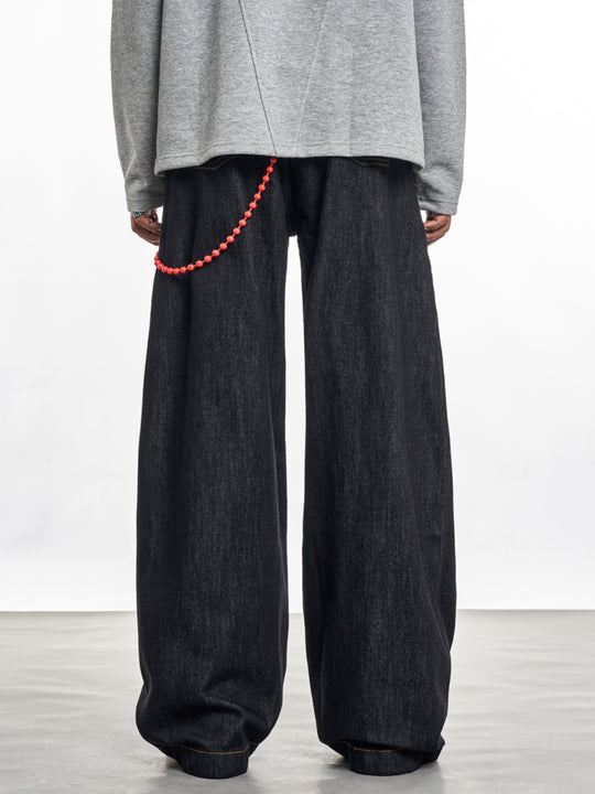 F3F Select Balloon Baggy Basic Jeans | Face 3 Face