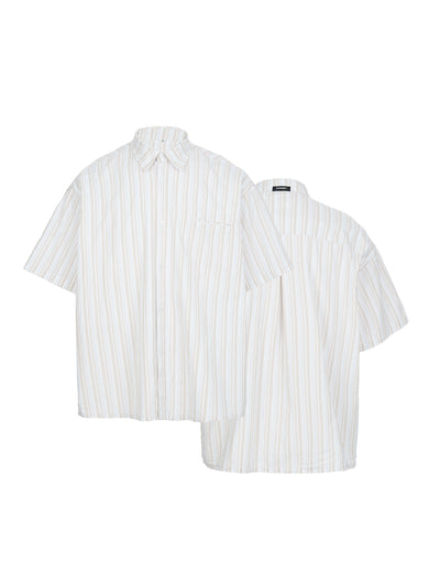 STEEPC Striped Simple Loose Shirt | Face 3 Face