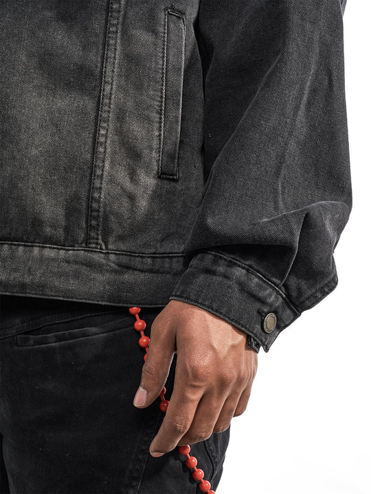 F3F Select Washed Denim Hoodie | Face 3 Face