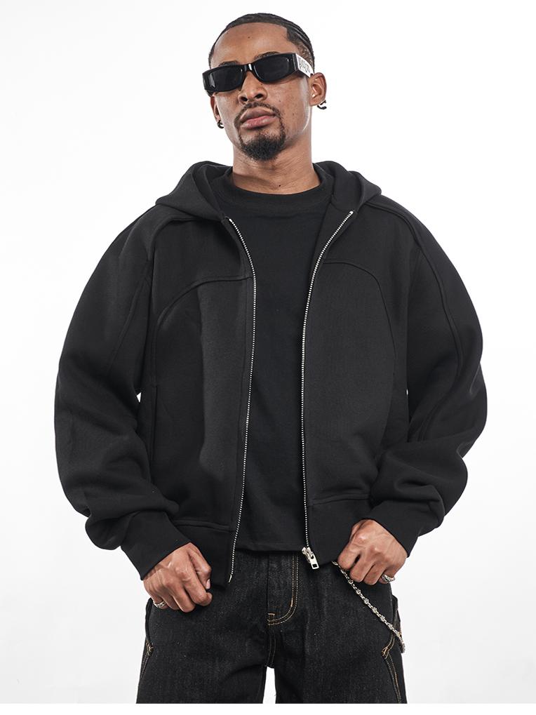 F3F Select Deconstructed Zip Up Hoodie | Face 3 Face