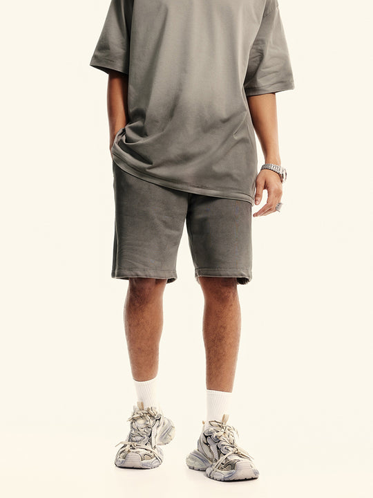 F3F Select Washed Old Dirty Dye Short Sweatpants