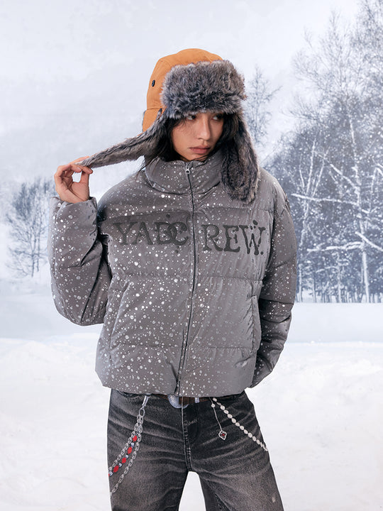 YADcrew 3D Water Bead Texture Puffer Jacket | Face 3 Face