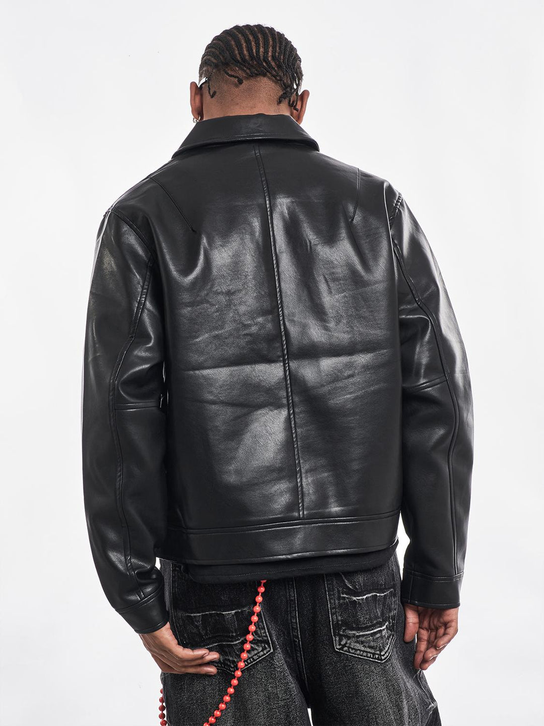 F3F Select PU Leather Motorcycle Jacket | Face 3 Face