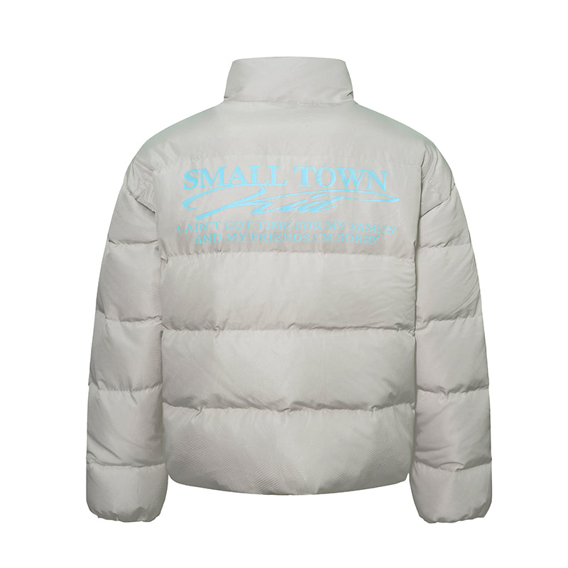 Small Town Kid Honeycomb Woven Fabrics Down Jacket | Face 3 Face