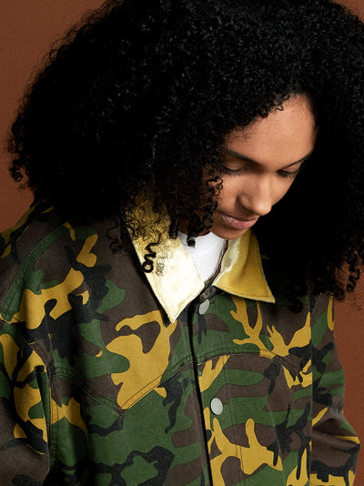 MHARF Washed Camouflage Work Jacket | Face 3 Face