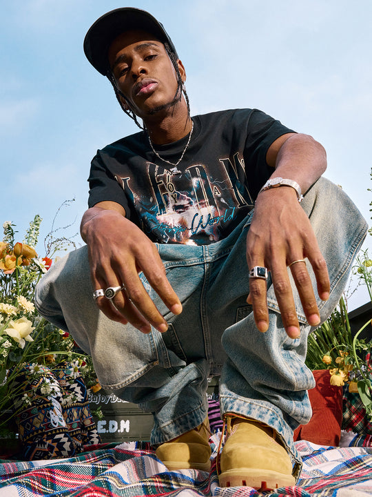 MEDM Lightning Printed Tee