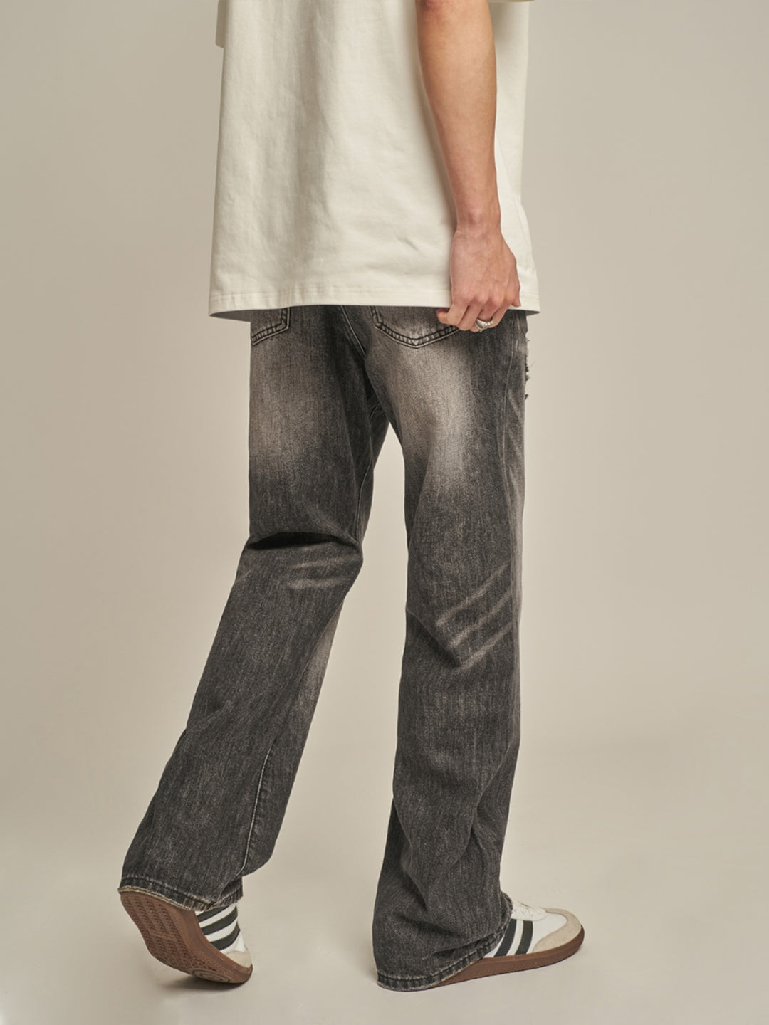 F3F Select Wide Leg Vintage Black Jeans