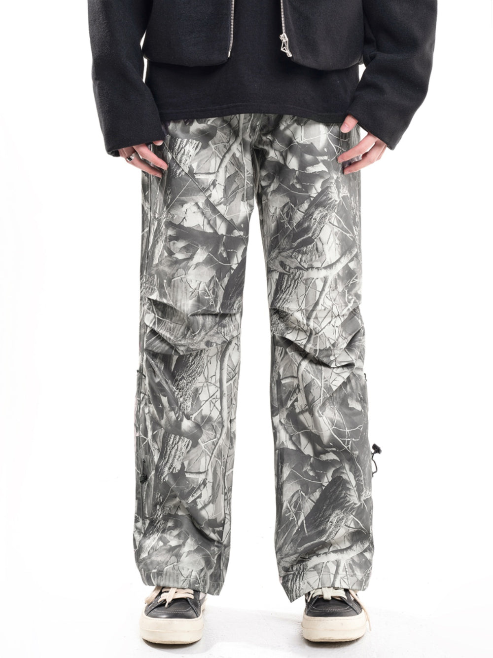F3F Select Drawstring Leaves Camouflage Work Pants