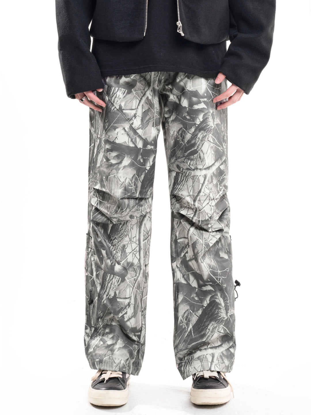 F3F Select Drawstring Leaves Camouflage Work Pants