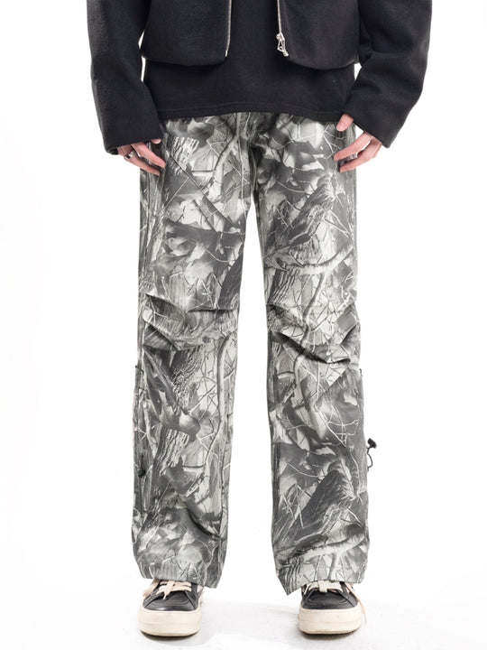 F3F Select Drawstring Leaves Camouflage Work Pants