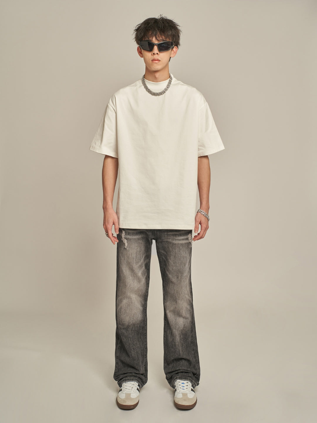 F3F Select Wide Leg Vintage Black Jeans