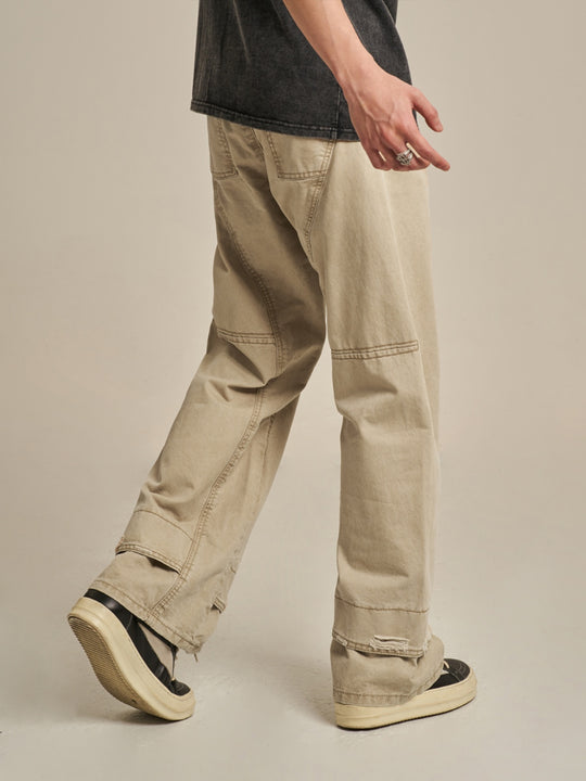 F3F Select Torn Design Patchwork Work Pants