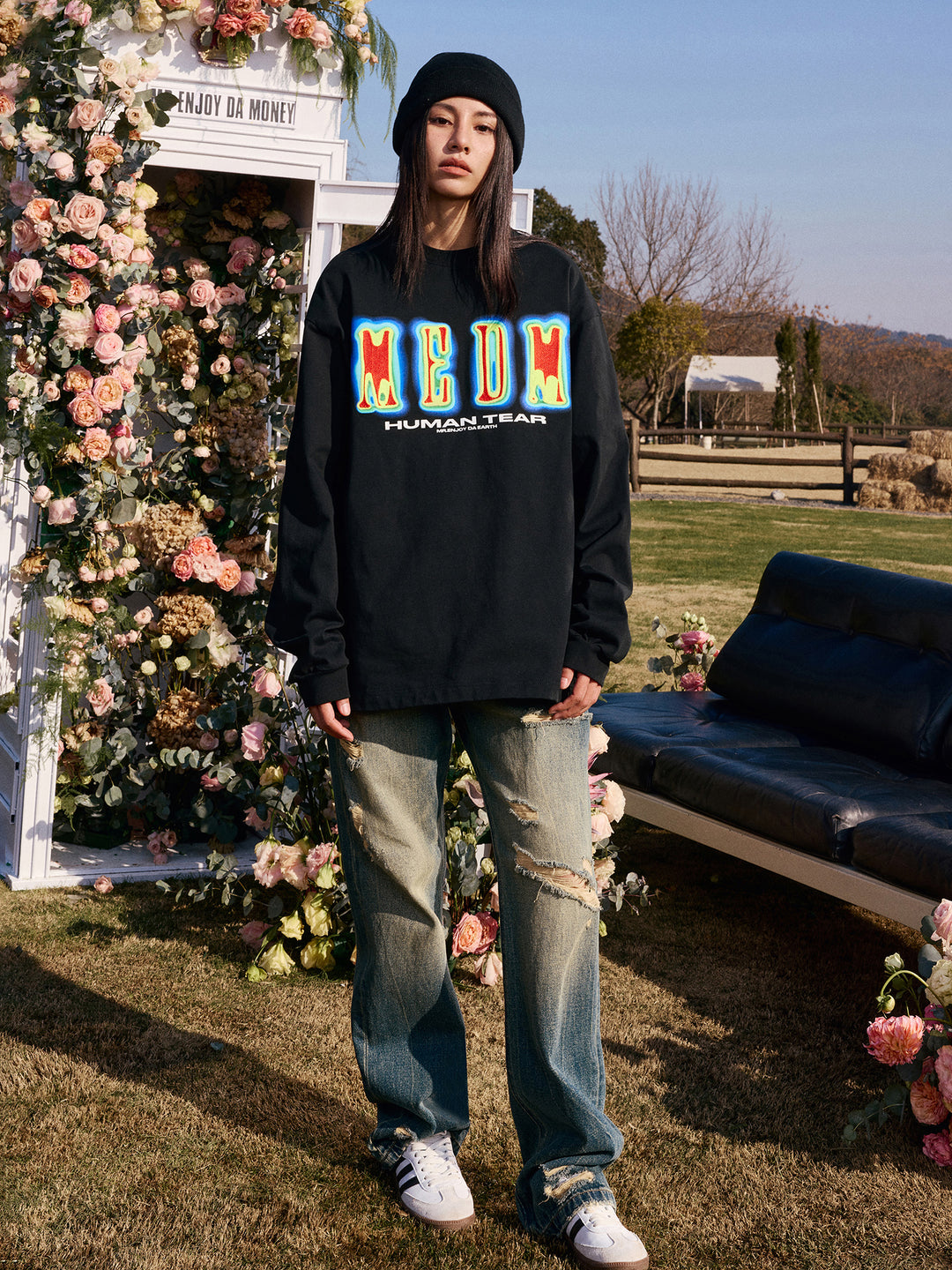 MEDM Hot Imaging Printed Long Sleeve Tee