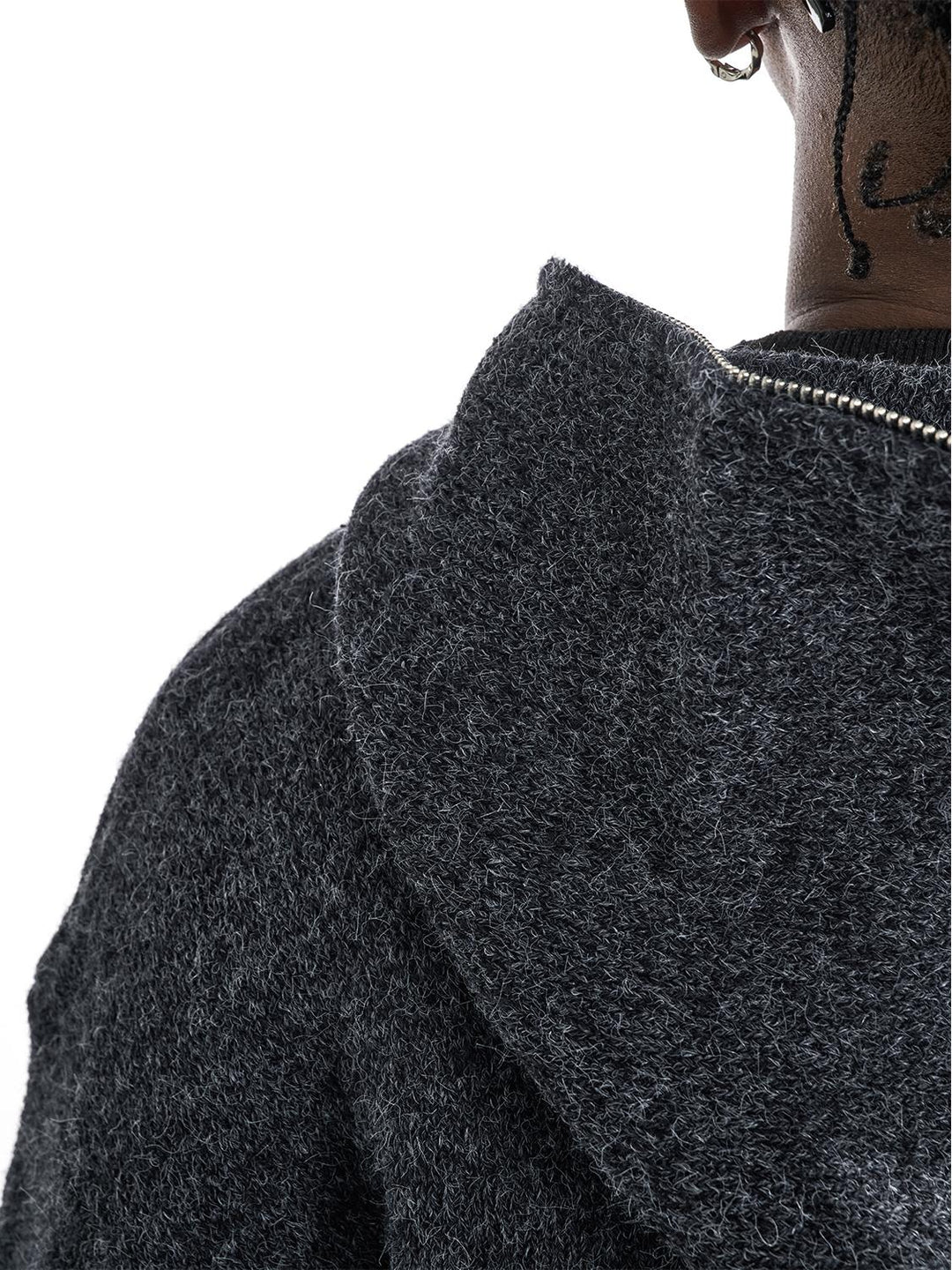 F3F Select Zip Up Knit Hoodie | Face 3 Face