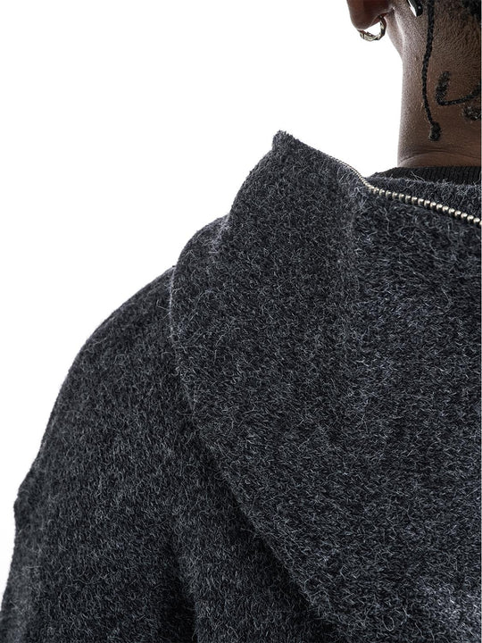 F3F Select Zip Up Knit Hoodie | Face 3 Face
