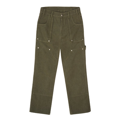 Small Town Kid 3D Pockets Double Knee Work Pants | Face 3 Face