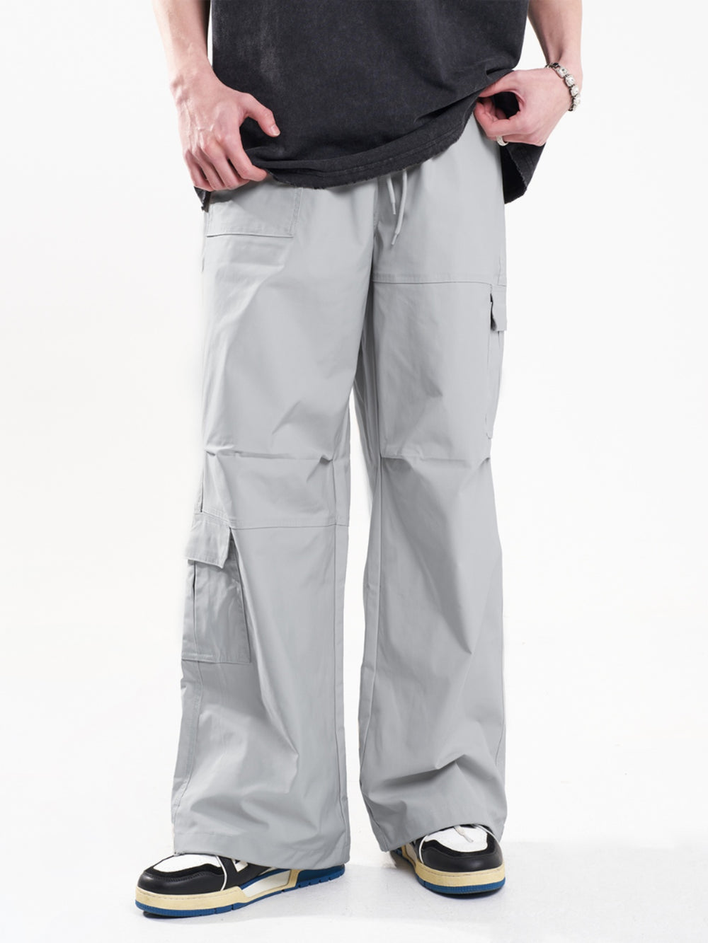 F3F Select Drawstring Multi Pockets Work Cargo Pants